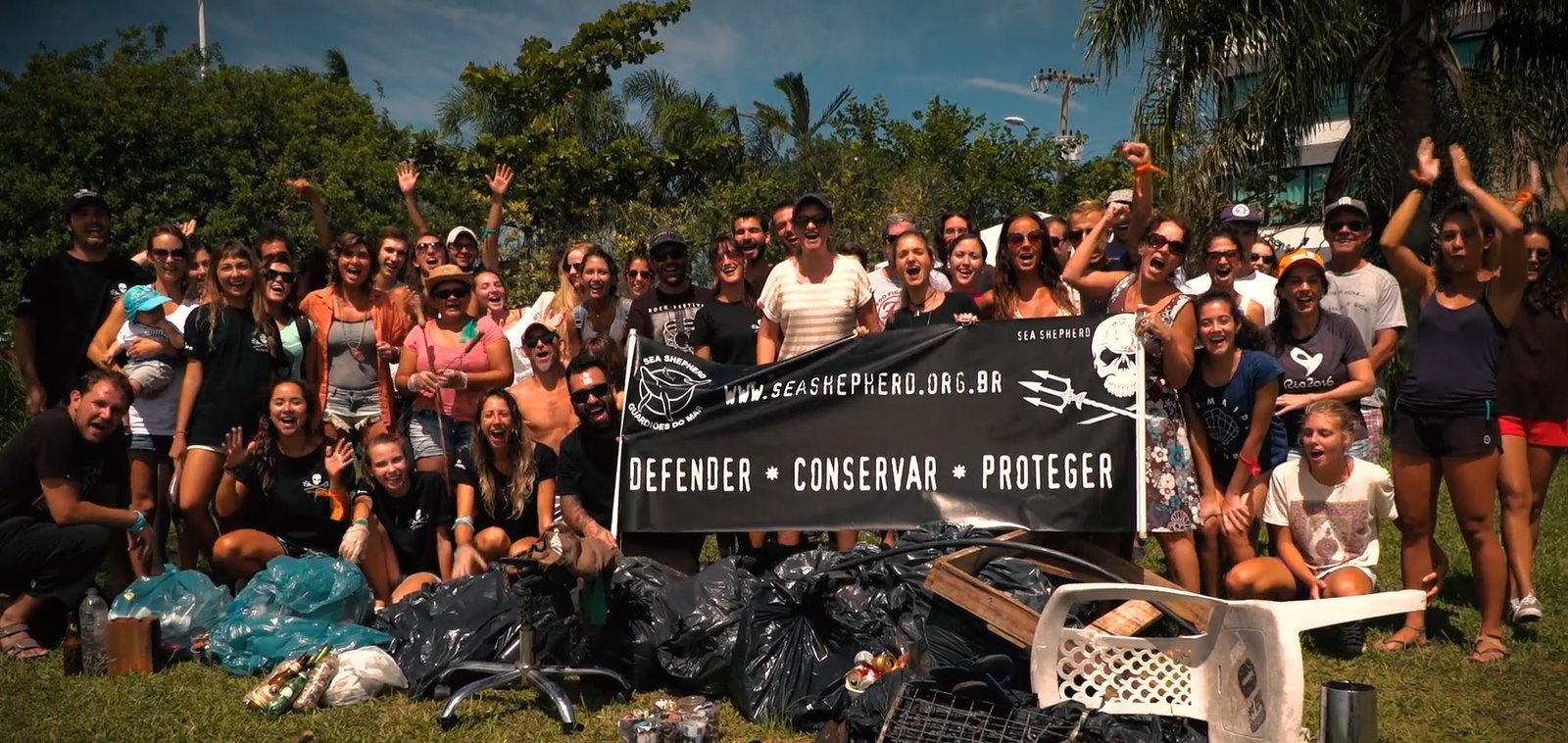 Sea Shepherd Coleta de lixo